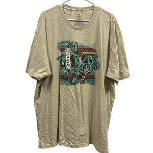 Buc-ees Texas Western Graphic Tee Beaver Short Sleeve TShirt Cotton Blend 3XL
